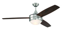 Craftmade - PHZ52BNK3 - 52" Ceiling Fan - Phaze II 3-Blade - Brushed Polished Nickel