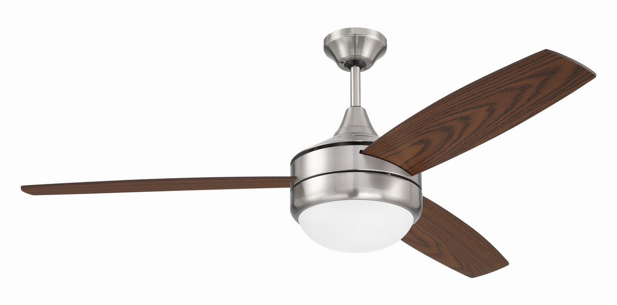 Craftmade - PHZ52BNK3 - 52" Ceiling Fan - Phaze II 3-Blade - Brushed Polished Nickel