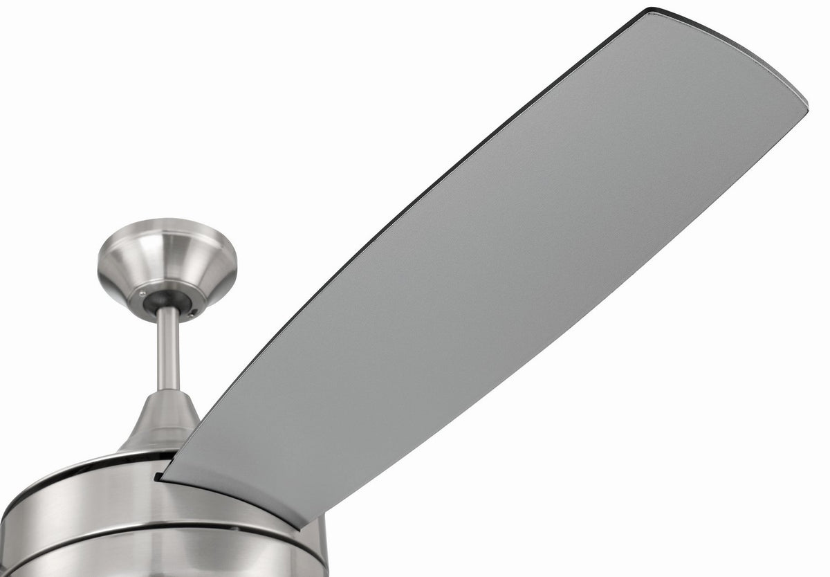 Craftmade - PHZ52BNK3-BNGW - 52" Ceiling Fan - Phaze II 3-Blade - Brushed Polished Nickel