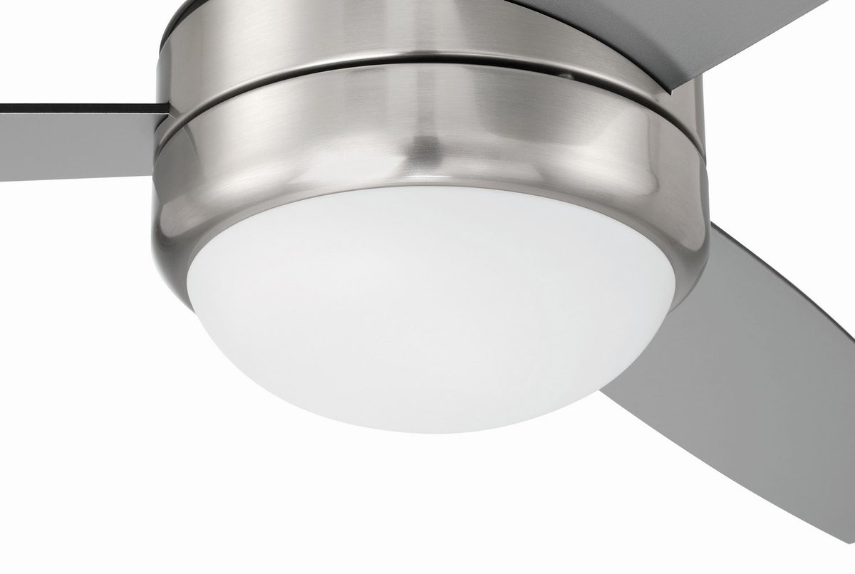 Craftmade - PHZ52BNK3-BNGW - 52" Ceiling Fan - Phaze II 3-Blade - Brushed Polished Nickel