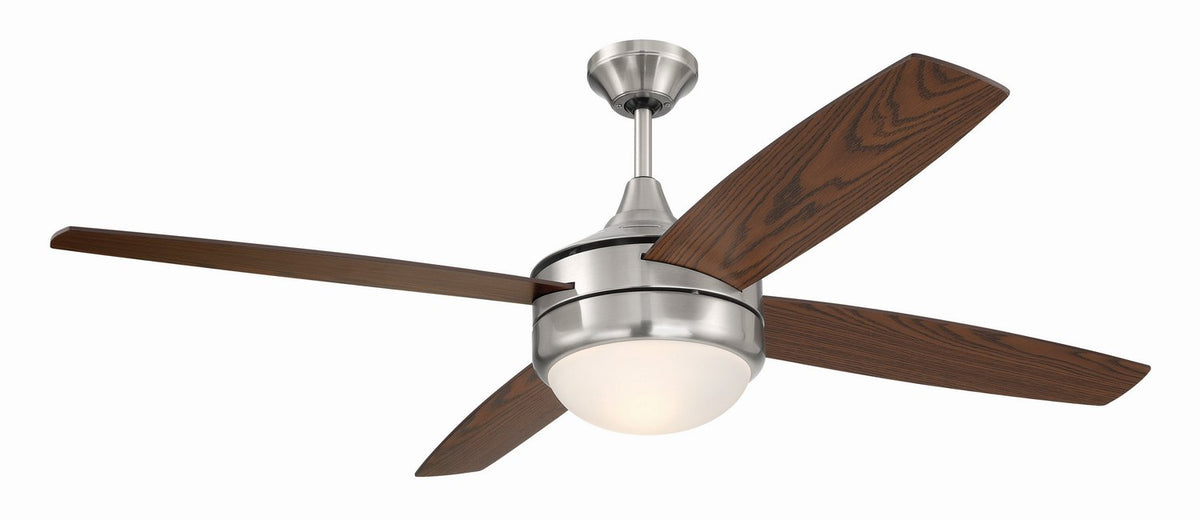 Craftmade - PHZ52BNK4 - 52" Ceiling Fan - Phaze II 4- Blade - Brushed Polished Nickel
