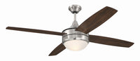 Craftmade - PHZ52BNK4 - 52" Ceiling Fan - Phaze II 4- Blade - Brushed Polished Nickel