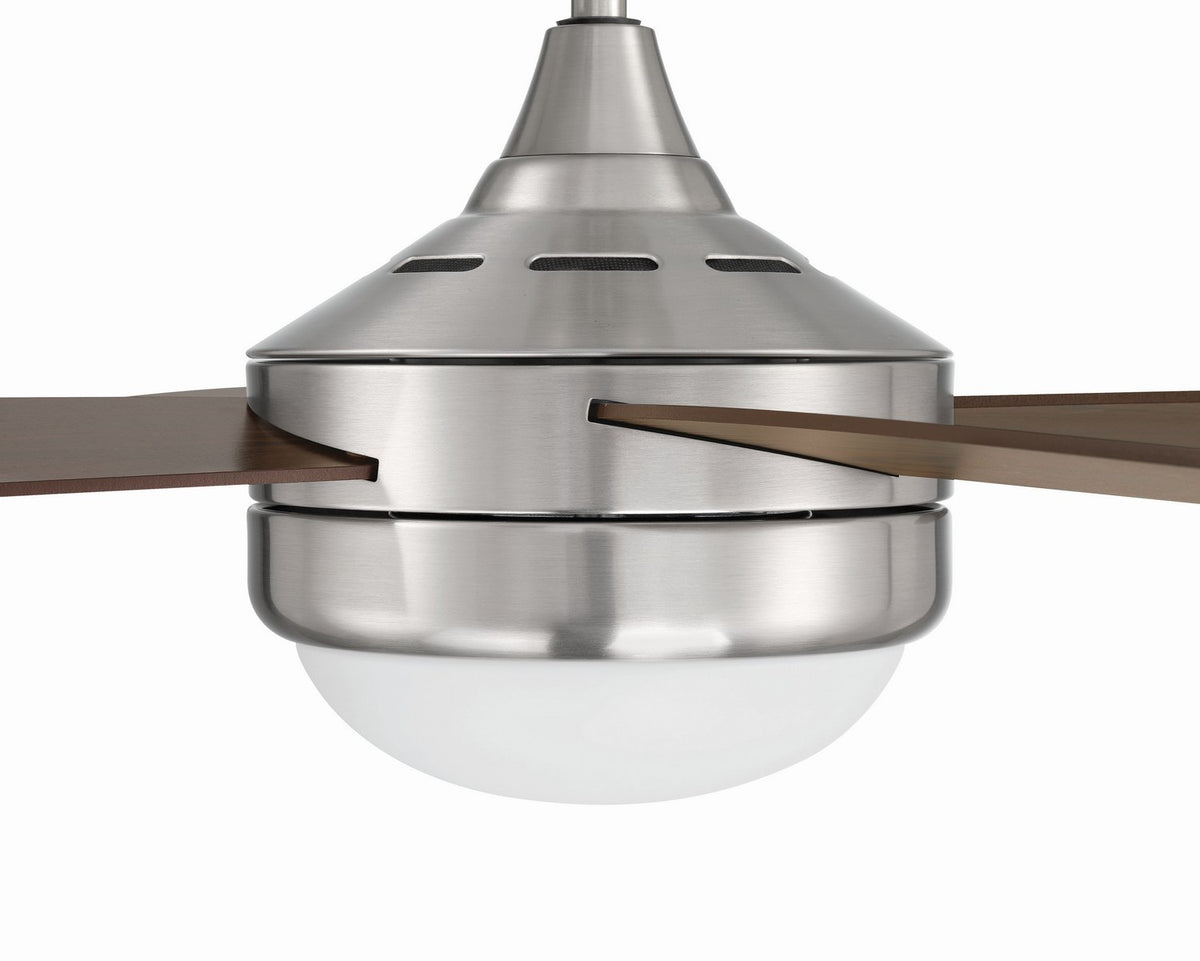 Craftmade - PHZ52BNK4 - 52" Ceiling Fan - Phaze II 4- Blade - Brushed Polished Nickel