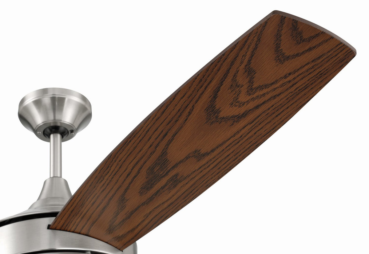 Craftmade - PHZ52BNK4 - 52" Ceiling Fan - Phaze II 4- Blade - Brushed Polished Nickel