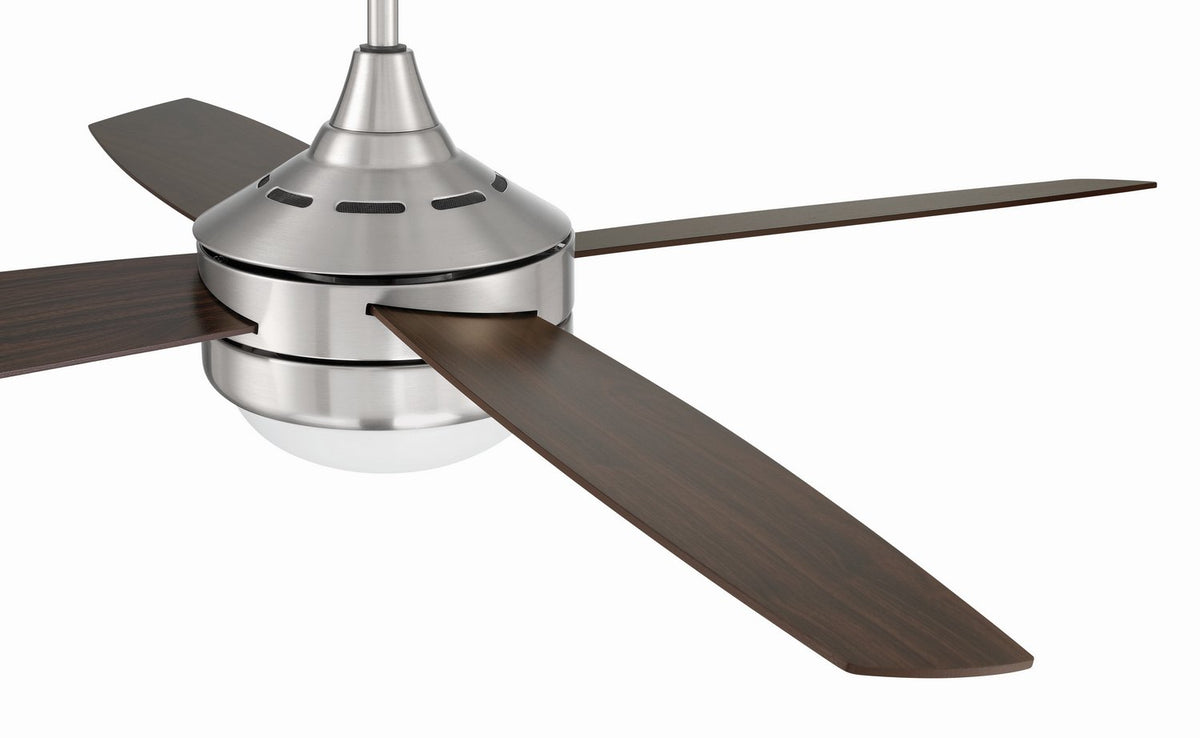 Craftmade - PHZ52BNK4 - 52" Ceiling Fan - Phaze II 4- Blade - Brushed Polished Nickel