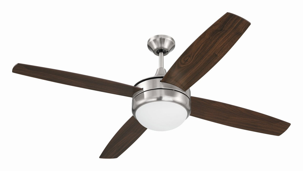 Craftmade - PHZ52BNK4 - 52" Ceiling Fan - Phaze II 4- Blade - Brushed Polished Nickel