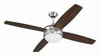 Craftmade - PHZ52BNK4 - 52" Ceiling Fan - Phaze II 4- Blade - Brushed Polished Nickel