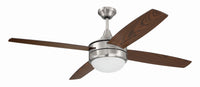 Craftmade - PHZ52BNK4 - 52" Ceiling Fan - Phaze II 4- Blade - Brushed Polished Nickel