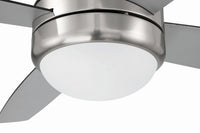 Craftmade - PHZ52BNK4-BNGW - 52" Ceiling Fan - Phaze II 4- Blade - Brushed Polished Nickel