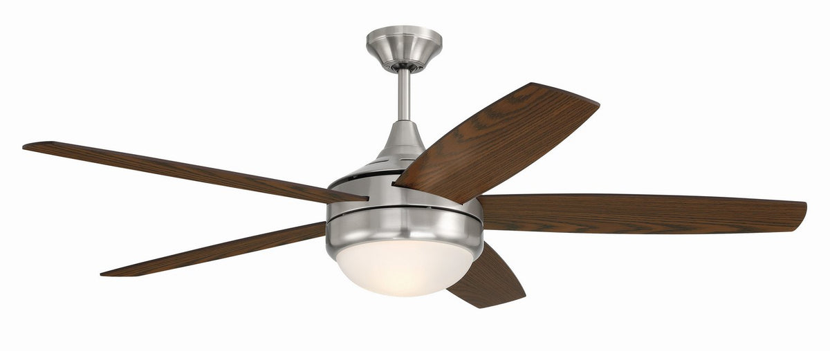 Craftmade - PHZ52BNK5 - 52" Ceiling Fan - Phaze II 5- Blade - Brushed Polished Nickel