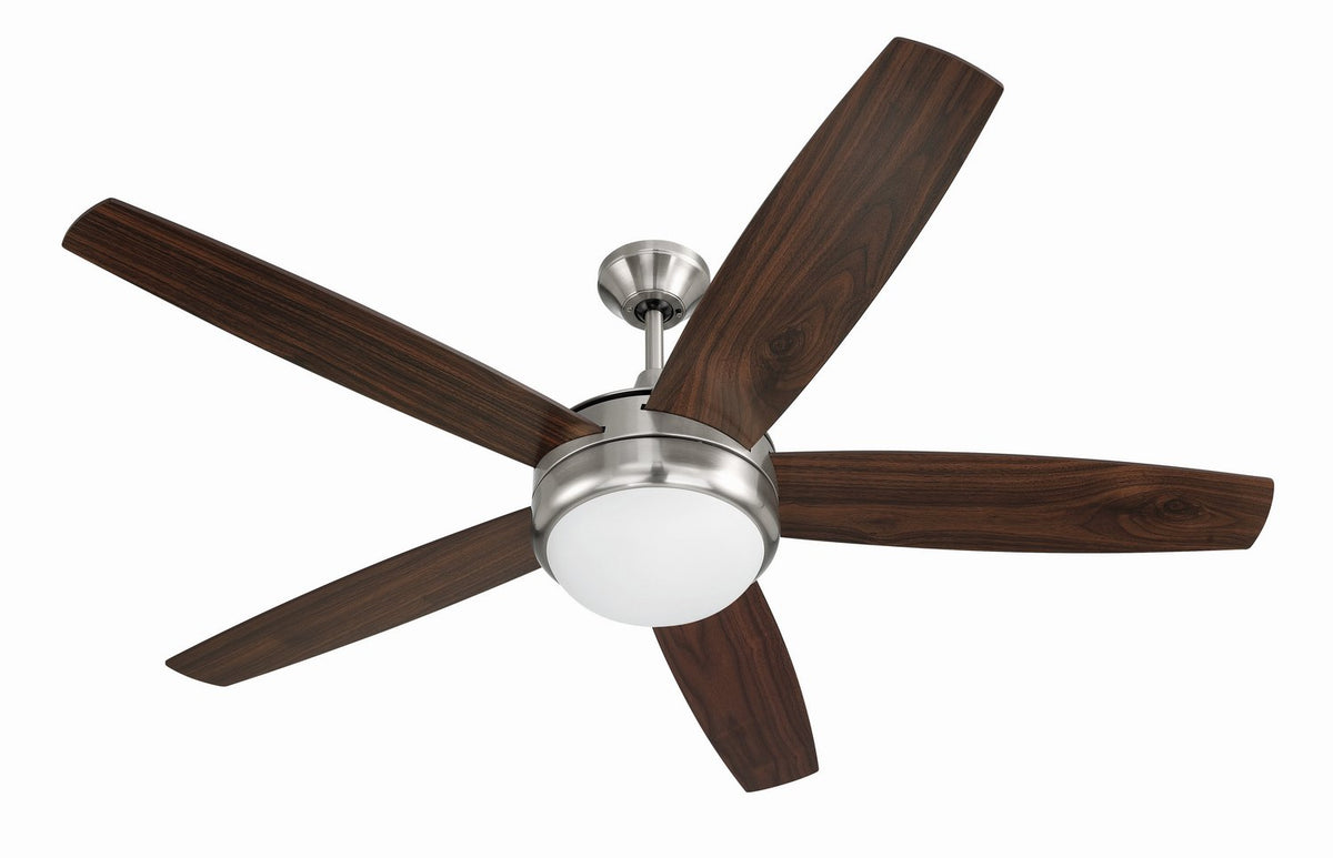 Craftmade - PHZ52BNK5 - 52" Ceiling Fan - Phaze II 5- Blade - Brushed Polished Nickel