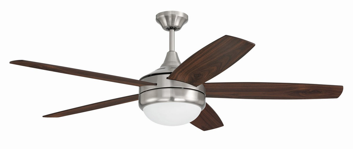 Craftmade - PHZ52BNK5 - 52" Ceiling Fan - Phaze II 5- Blade - Brushed Polished Nickel