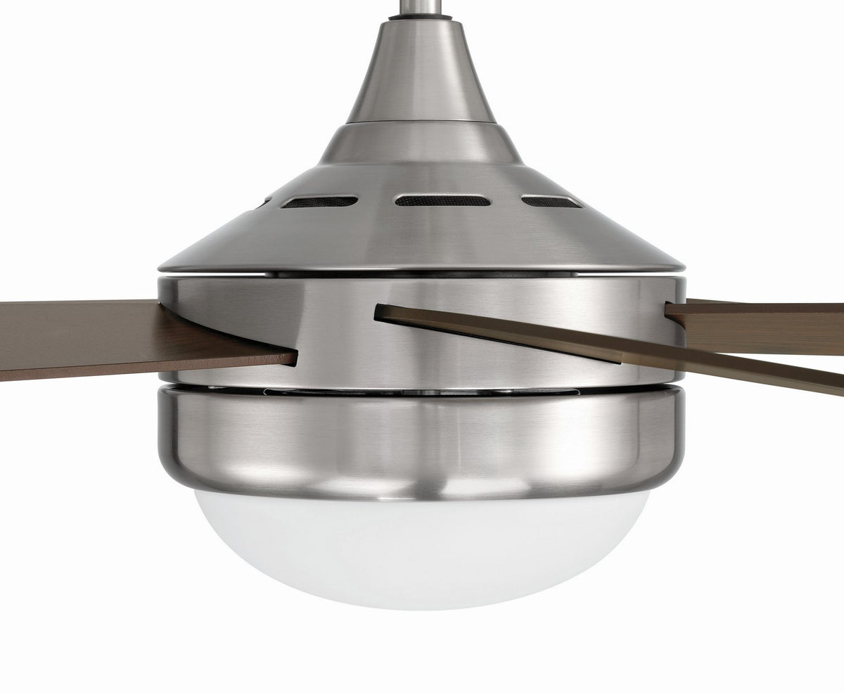 Craftmade - PHZ52BNK5 - 52" Ceiling Fan - Phaze II 5- Blade - Brushed Polished Nickel