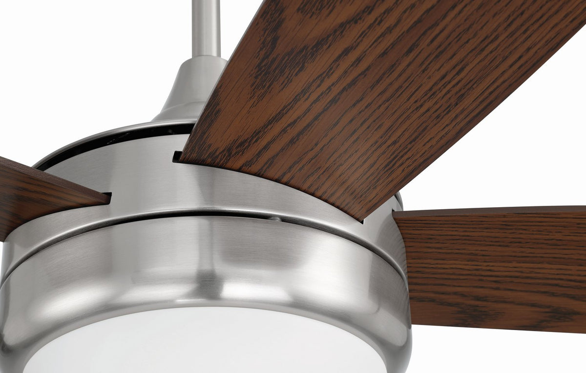 Craftmade - PHZ52BNK5 - 52" Ceiling Fan - Phaze II 5- Blade - Brushed Polished Nickel