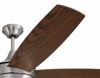 Craftmade - PHZ52BNK5 - 52" Ceiling Fan - Phaze II 5- Blade - Brushed Polished Nickel