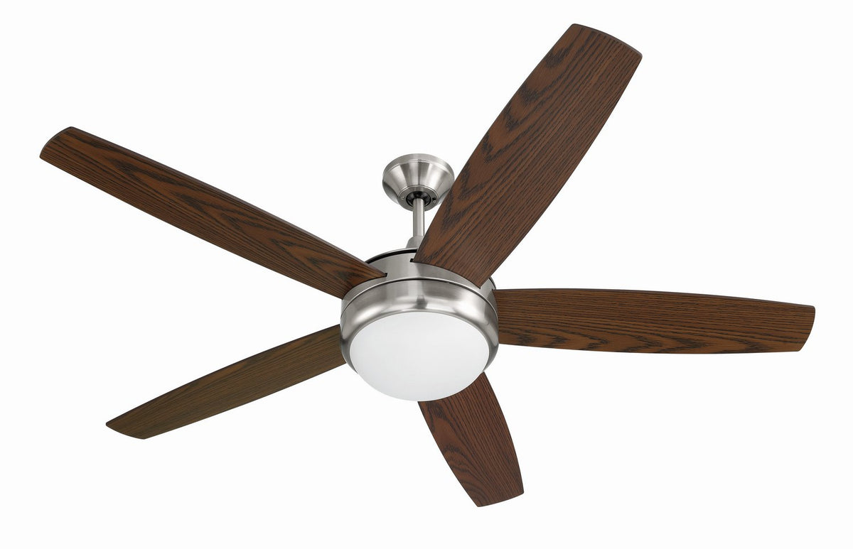 Craftmade - PHZ52BNK5 - 52" Ceiling Fan - Phaze II 5- Blade - Brushed Polished Nickel