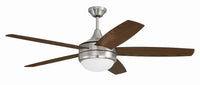 Craftmade - PHZ52BNK5 - 52" Ceiling Fan - Phaze II 5- Blade - Brushed Polished Nickel