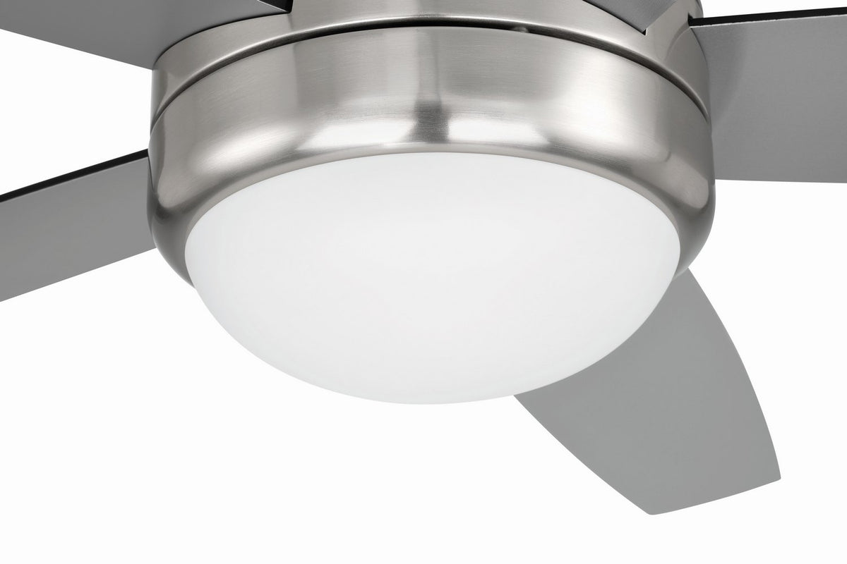Craftmade - PHZ52BNK5-BNGW - 52" Ceiling Fan - Phaze II 5- Blade - Brushed Polished Nickel
