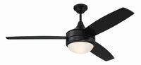 Craftmade - PHZ52FB3 - 52" Ceiling Fan - Phaze II 3-Blade - Flat Black