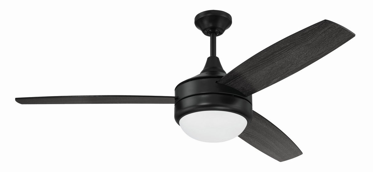 Craftmade - PHZ52FB3 - 52" Ceiling Fan - Phaze II 3-Blade - Flat Black