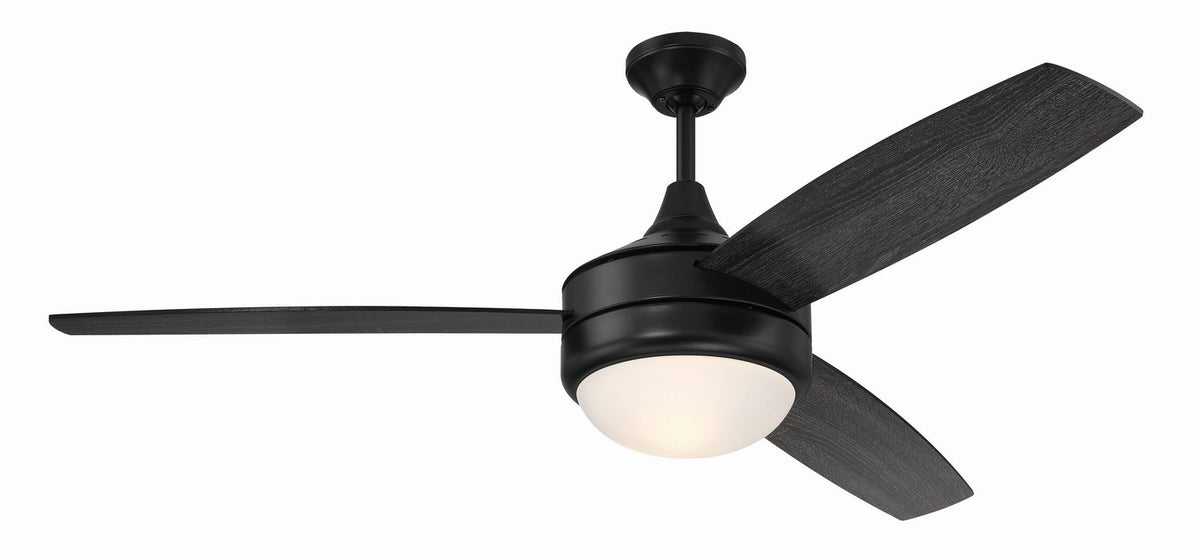 Craftmade - PHZ52FB3 - 52" Ceiling Fan - Phaze II 3-Blade - Flat Black