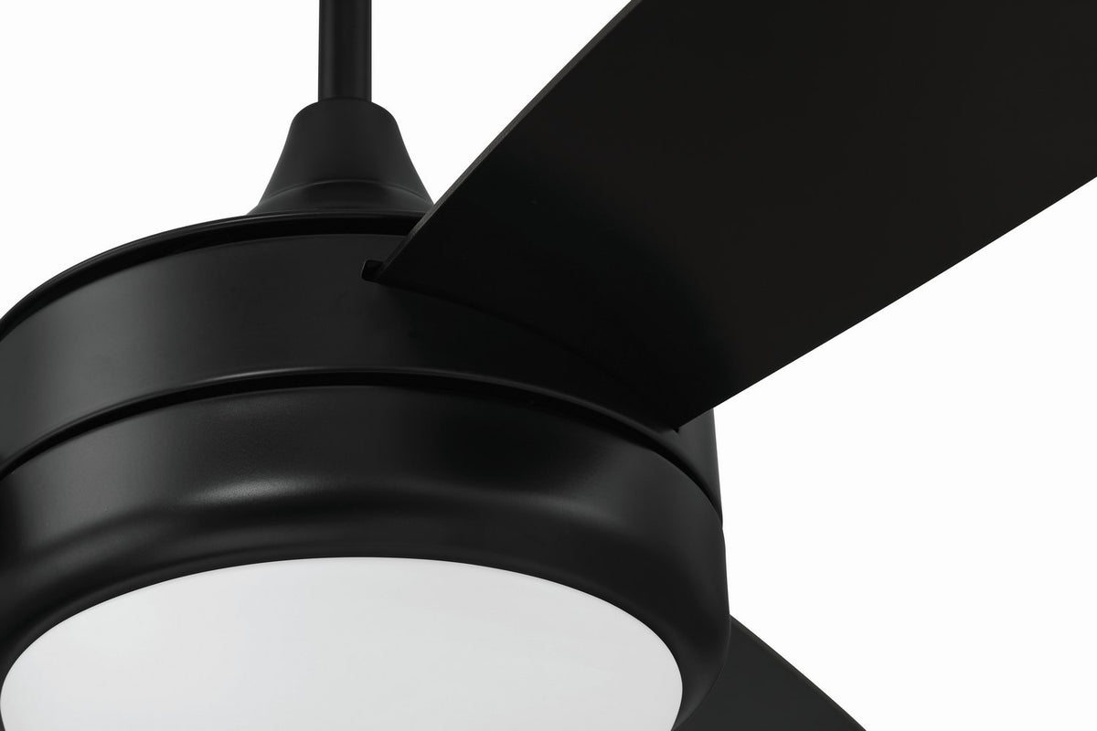 Craftmade - PHZ52FB3 - 52" Ceiling Fan - Phaze II 3-Blade - Flat Black