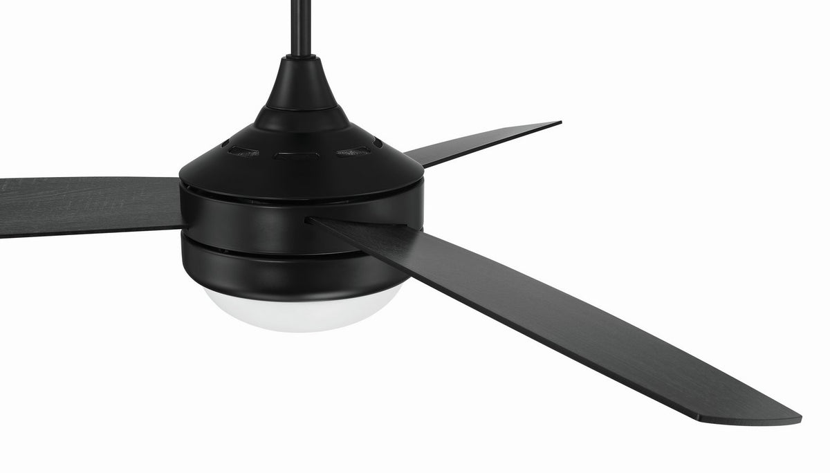 Craftmade - PHZ52FB3 - 52" Ceiling Fan - Phaze II 3-Blade - Flat Black