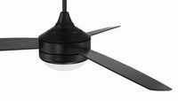 Craftmade - PHZ52FB3 - 52" Ceiling Fan - Phaze II 3-Blade - Flat Black