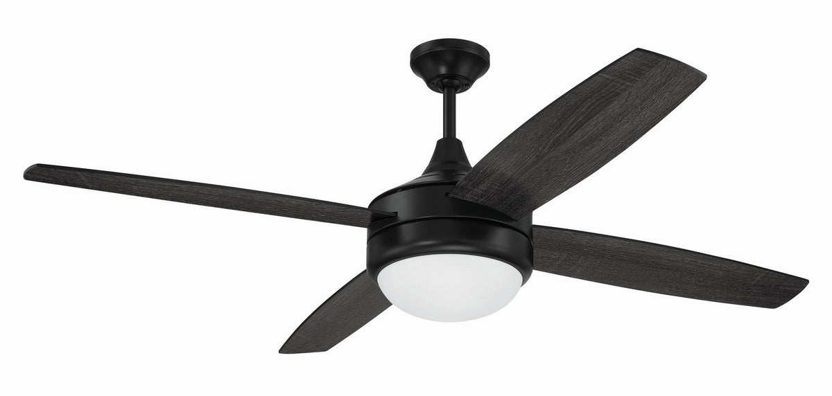 Craftmade - PHZ52FB4 - 52" Ceiling Fan - Phaze II 4- Blade - Flat Black