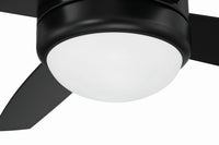 Craftmade - PHZ52FB4 - 52" Ceiling Fan - Phaze II 4- Blade - Flat Black