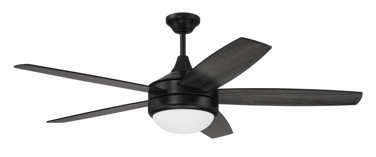 Craftmade - PHZ52FB5 - 52" Ceiling Fan - Phaze II 5- Blade - Flat Black