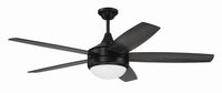Craftmade - PHZ52FB5 - 52" Ceiling Fan - Phaze II 5- Blade - Flat Black