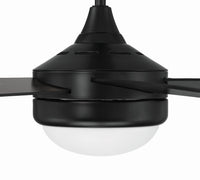 Craftmade - PHZ52FB5 - 52" Ceiling Fan - Phaze II 5- Blade - Flat Black