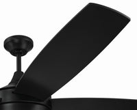 Craftmade - PHZ52FB5 - 52" Ceiling Fan - Phaze II 5- Blade - Flat Black