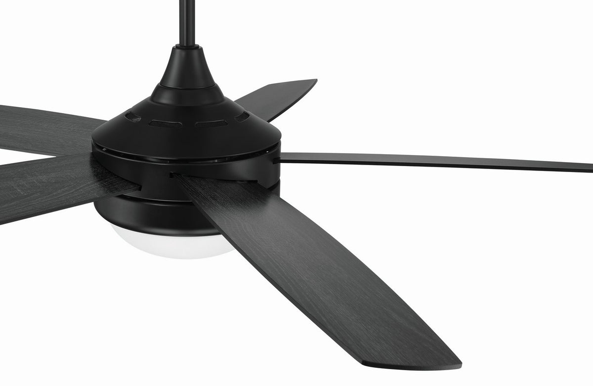 Craftmade - PHZ52FB5 - 52" Ceiling Fan - Phaze II 5- Blade - Flat Black