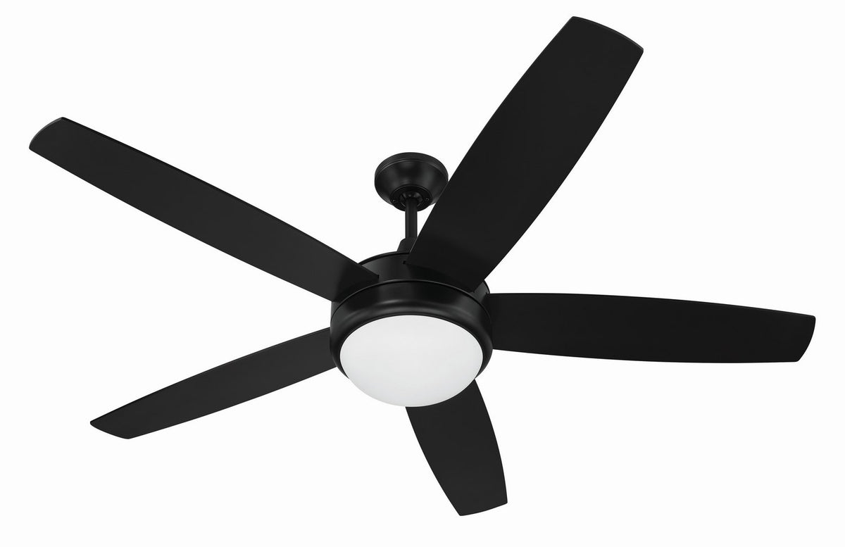 Craftmade - PHZ52FB5 - 52" Ceiling Fan - Phaze II 5- Blade - Flat Black