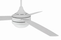 Craftmade - PHZ52W3 - 52" Ceiling Fan - Phaze II 3-Blade - White