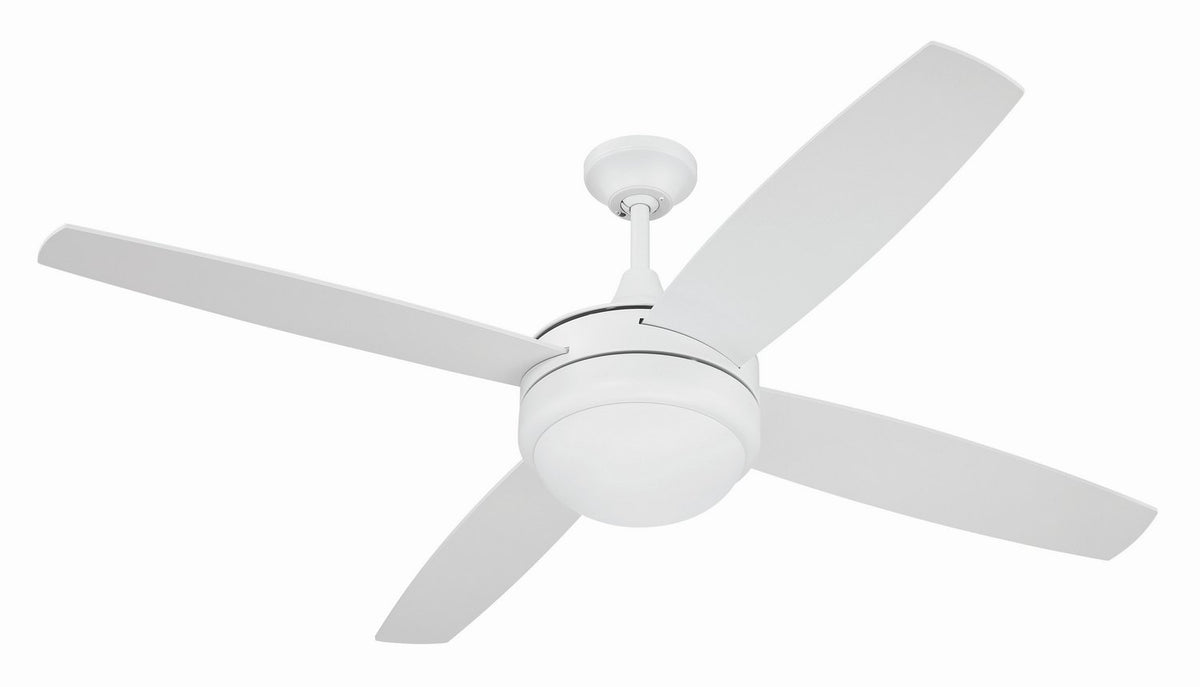 Craftmade - PHZ52W4 - 52" Ceiling Fan - Phaze II 4- Blade - White