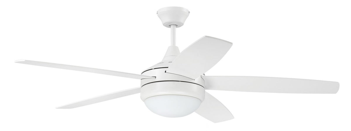 Craftmade - PHZ52W5 - 52" Ceiling Fan - Phaze II 5- Blade - White