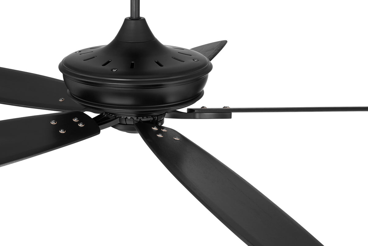 Craftmade - SNT60FB5 - 60" Ceiling Fan - Santori 60 Indoor/Outdoor - Flat Black