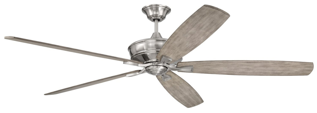 Craftmade - SNT72BNK5 - 72" Ceiling Fan - Santori 72 - Brushed Polished Nickel