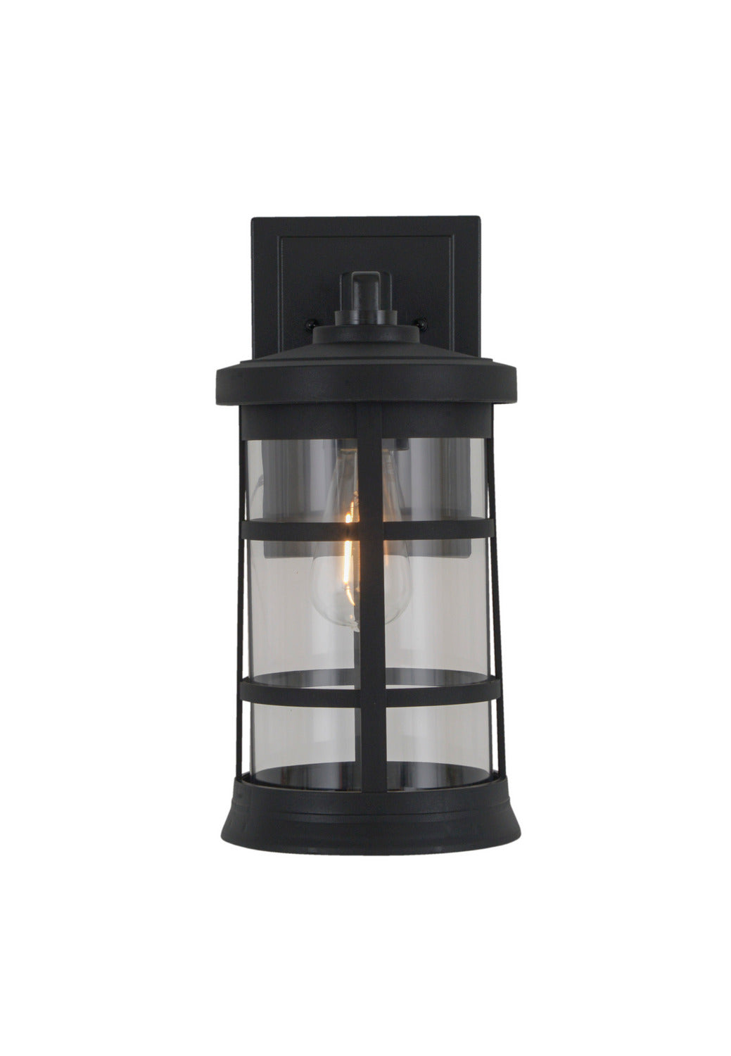 Craftmade - ZA2314-TB-C - One Light Outdoor Lantern - Resilience Lanterns - Textured Black