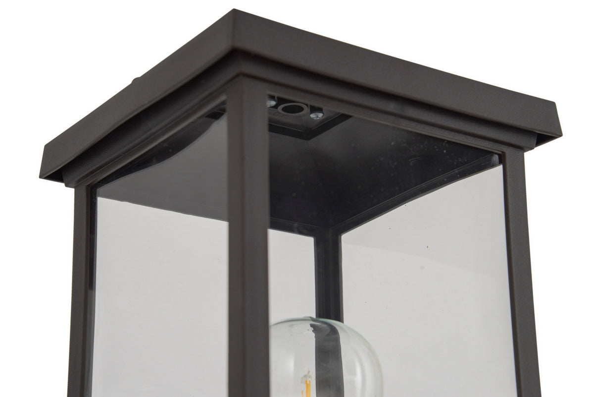 Craftmade - ZA2415-BZ-C - One Light Post Mount - Resilience Lanterns - Bronze