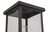 Craftmade - ZA2415-BZ-C - One Light Post Mount - Resilience Lanterns - Bronze