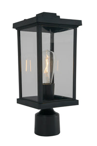 Craftmade - ZA2415-TB-C - One Light Post Mount - Resilience Lanterns - Textured Black