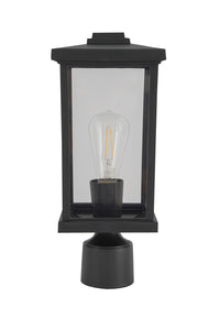 Craftmade - ZA2415-TB-C - One Light Post Mount - Resilience Lanterns - Textured Black