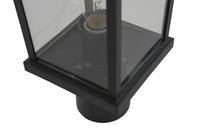 Craftmade - ZA2415-TB-C - One Light Post Mount - Resilience Lanterns - Textured Black