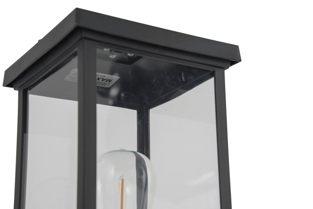 Craftmade - ZA2415-TB-C - One Light Post Mount - Resilience Lanterns - Textured Black