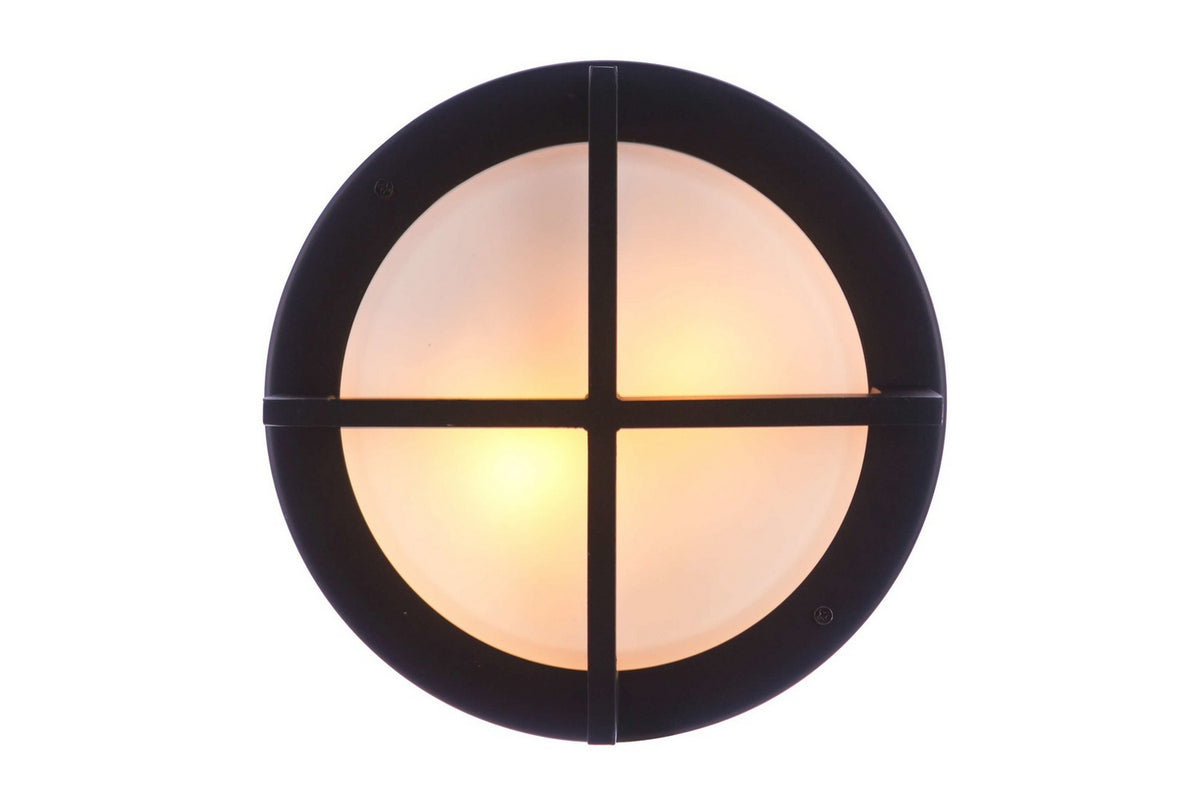 Craftmade - ZA5912-TB - Two Light Outdoor Bulkhead - Bulkhead Round - Textured Black