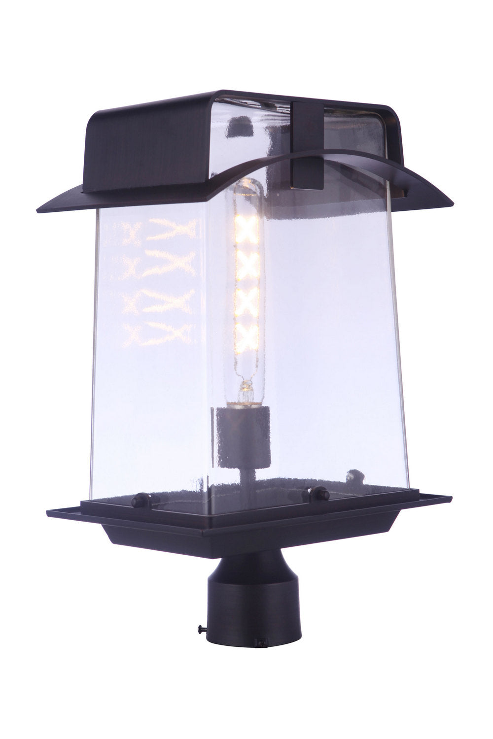 Craftmade - ZA6025-ABZ - One Light Outdoor Post Mount - Smithy - Aged Bronze Brushed